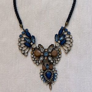 Antique Gold and Multi-colored Statement Necklace